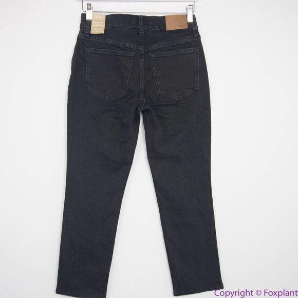 NEW Madewell The Mid-Rise Perfect Vintage Jeans Clean Black Wash, 25 - Picture 9 of 16